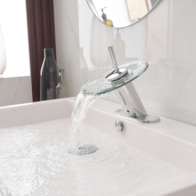 Single-Hole Single-handle Bathroom Faucet, Polished Chrome