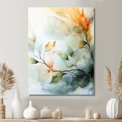 Watercolor Nature Garden Of Flowers - Botanicals Metal Wall Art Decor, Modern Metal Print