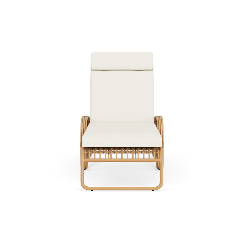 Riviera Outdoor Chaise Lounge, Sailcloth Salt