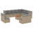  Garden Sofa Set Mix Beige