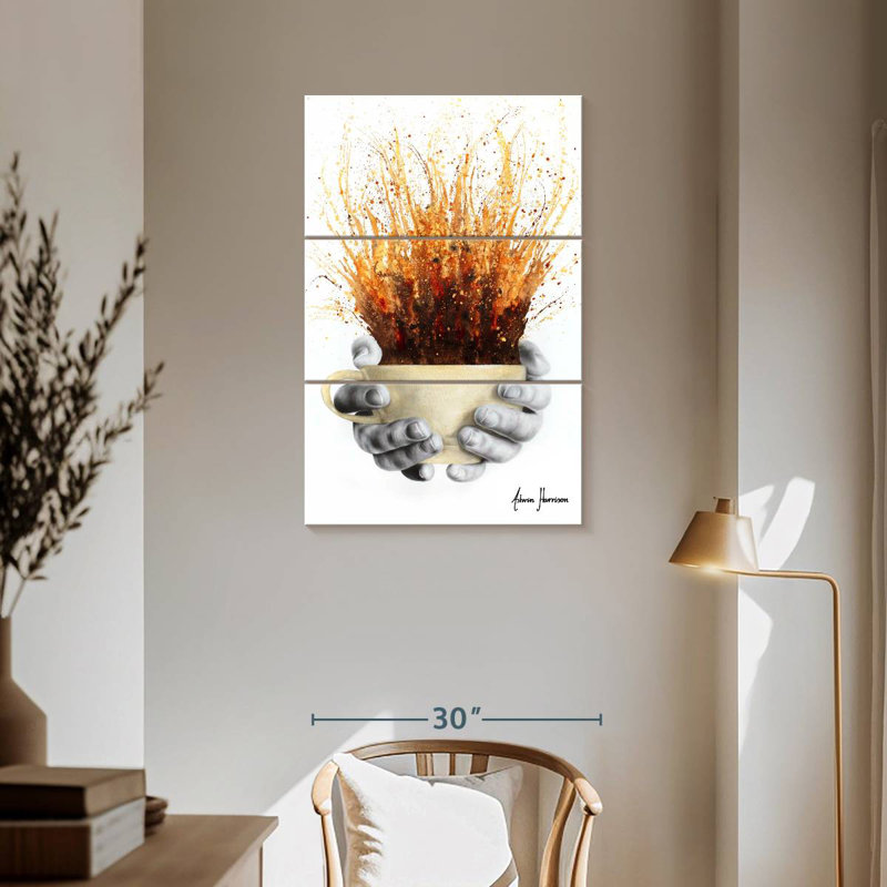 Yarlin Coffee Coffee Coffee, 57" H x 36" W