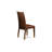 5 Piece Dinette Set for 4 Includes a Square Dining Room Table and 4 Kitchen Dining Chairs, Mahogany-1380268438