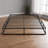 Upholstered Metal Mattress Foundation, Black-Toned Queen Size Frame for Stable Bedroom Mattress Support-625272627