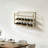 Industrial Wine Racks Wall Mounted, Rustic Metal Hanging Wine Bottle Holde