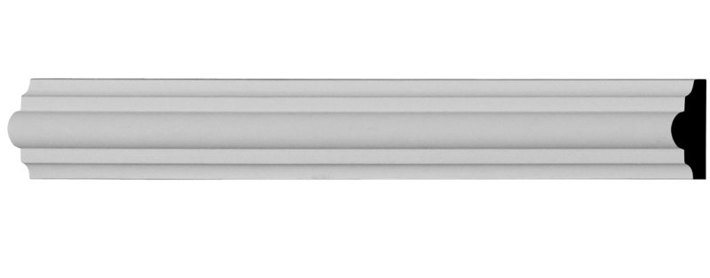 Moulure de panneau classique H 2 3/8 po x P 7/8 po x L 94 1/2 po