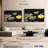 " Zen Dewy Candle " 3 Piece Art Print-1851166215