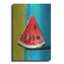 Art mural en métal luxueux «Watermelon Slice» par Andreas Magnusson, 24 po x 36 po-106420225