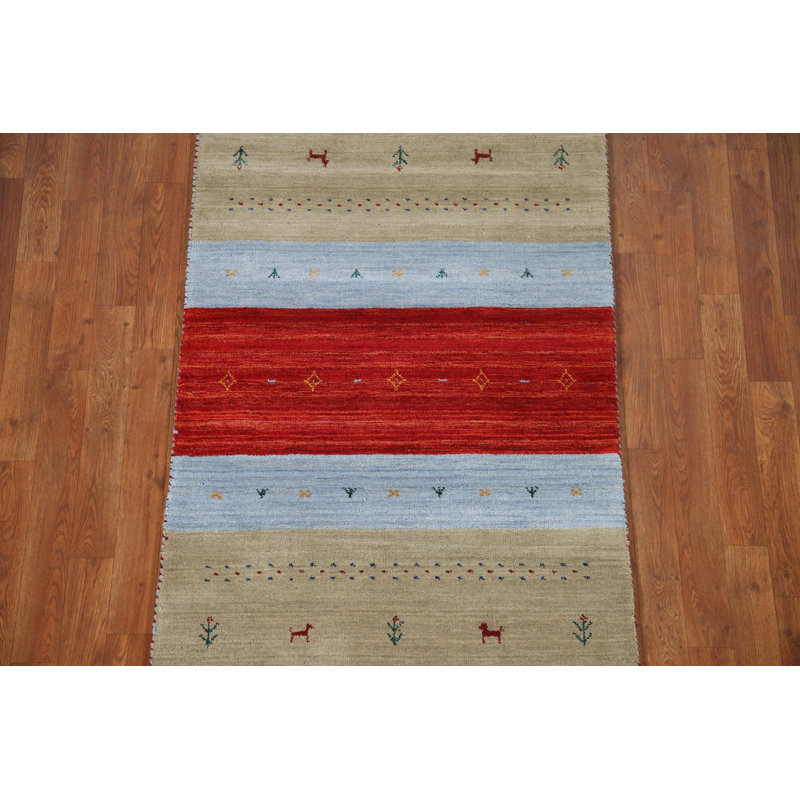 Striped Gabbeh Oriental Rug 3x5