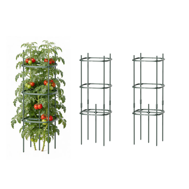 Cage à tomates carrée carrée, 3 niveaux