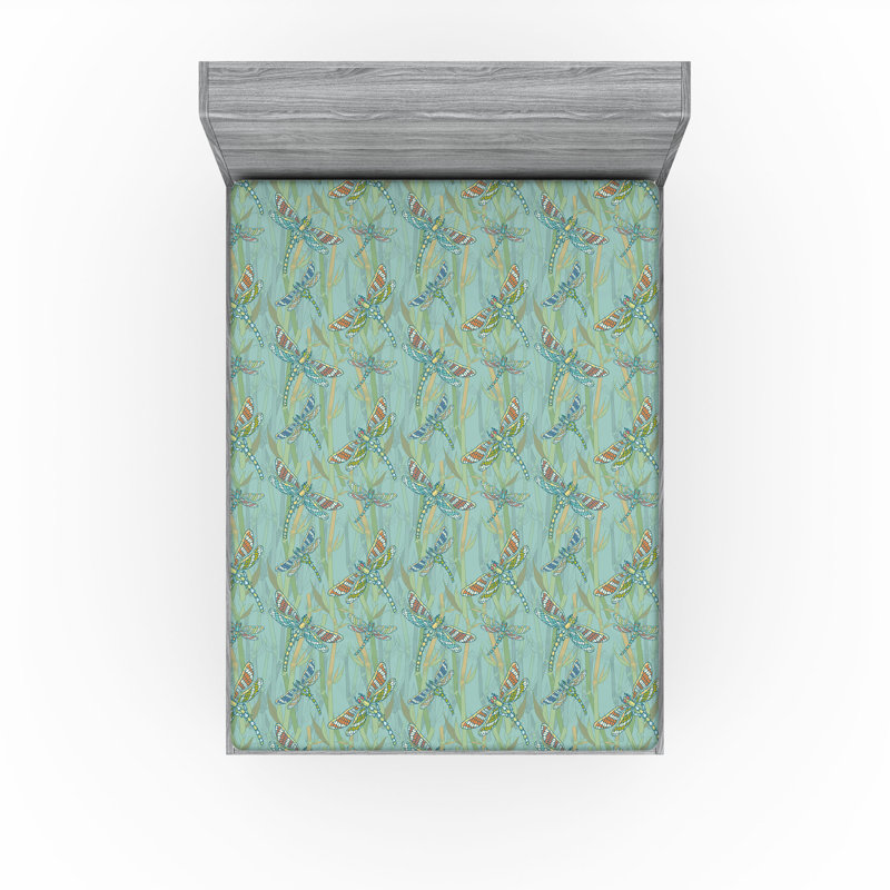 Multicolore Ambesonne, Drap-housse très grand californien