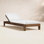 Cassia 30 " Teak Patio Chaise Lounge
