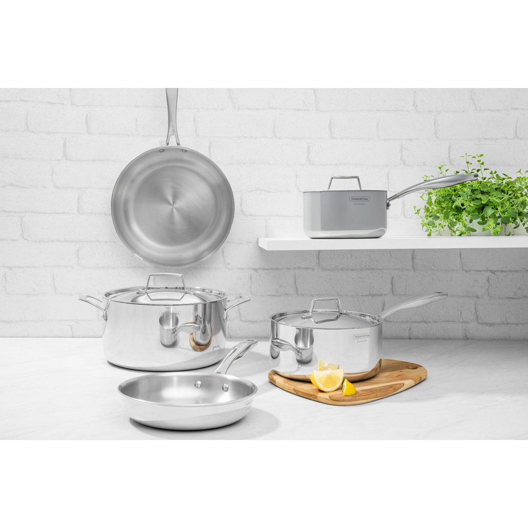 Grano 3-PLY 5 - Piece Stainless Steel Cookware Set