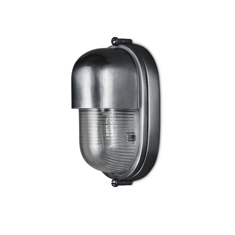 Maritime Outdoor Wall Sconce, Nickel