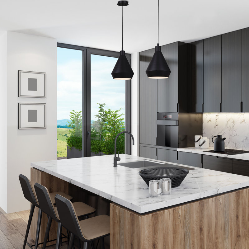 Stonebridge 1 - Light Black Single Pendant