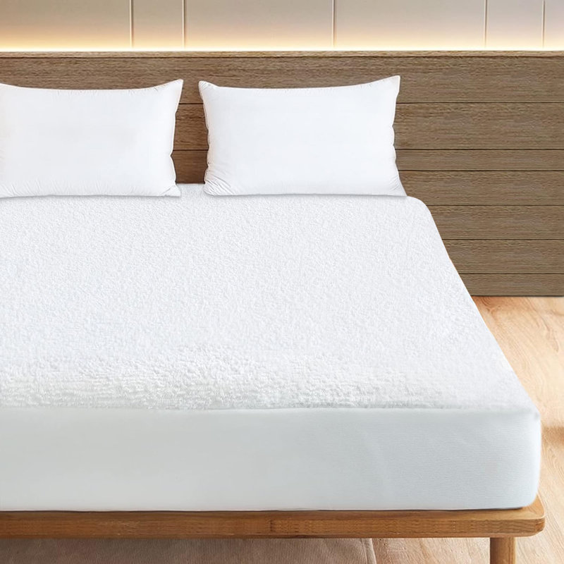 Karbach Waterproof Fitted Mattress Protector Case Pack, Double (4'6)