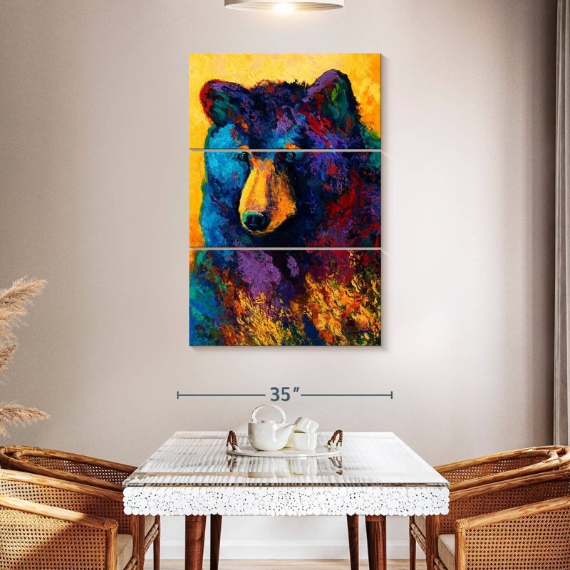 Bear Pause, 50" H x 32" W