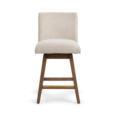 Ava Upholstered Swivel Counter Stool