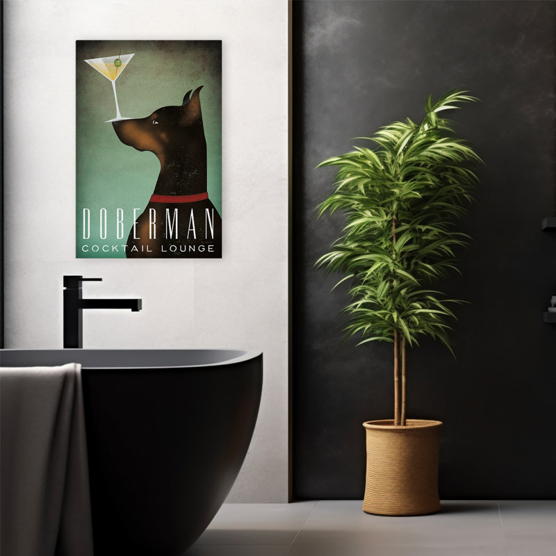 Doberman Martini, H 24 po x l 16 po