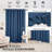 Assafa Blackout Curtain Pair-814017371-814017369