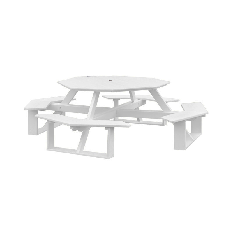 Table de pique-nique Filomena, Oui, blanc