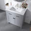 30" Modern Freestanding Bathroom Vanity With Ceramic Sink-279436538