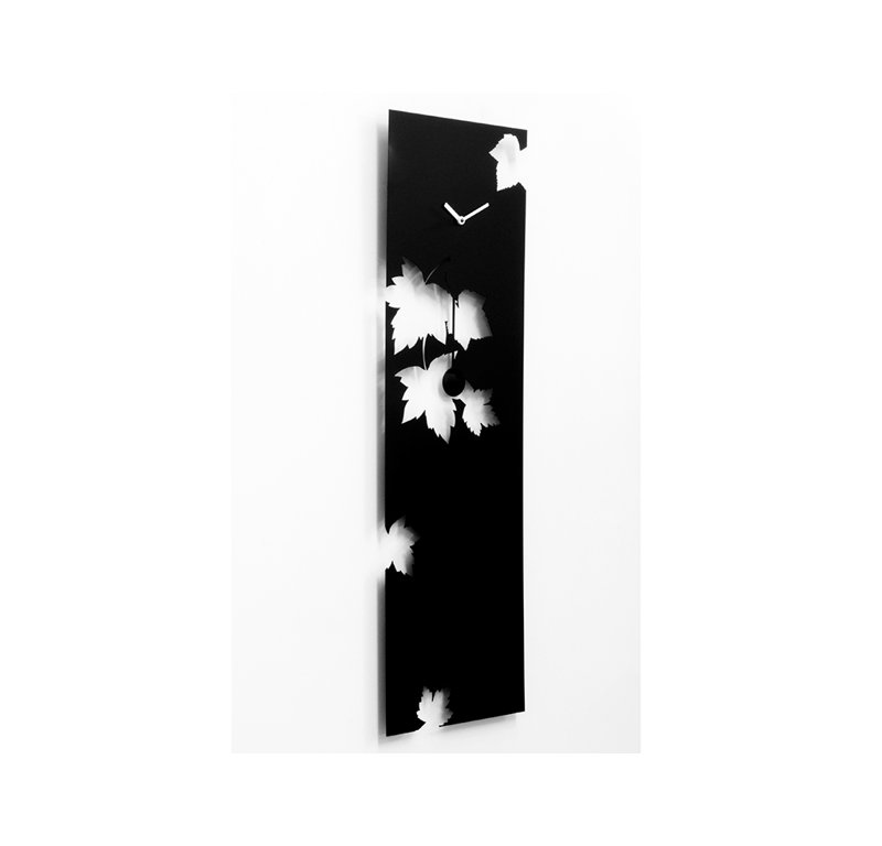 Salgado Metal Wall Clock, Black