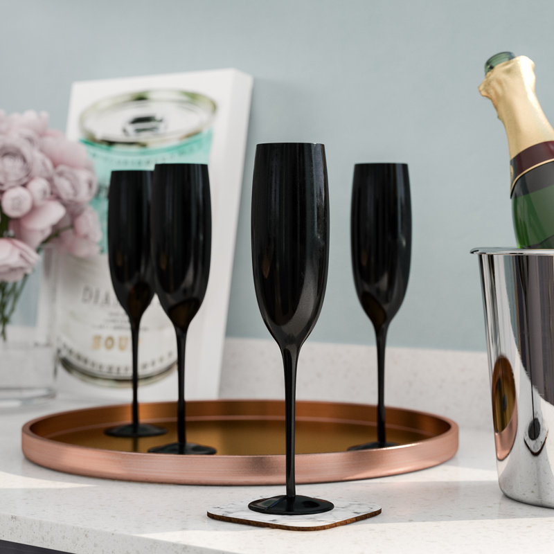 Jayma 6oz. Flute Set, Midnight Black