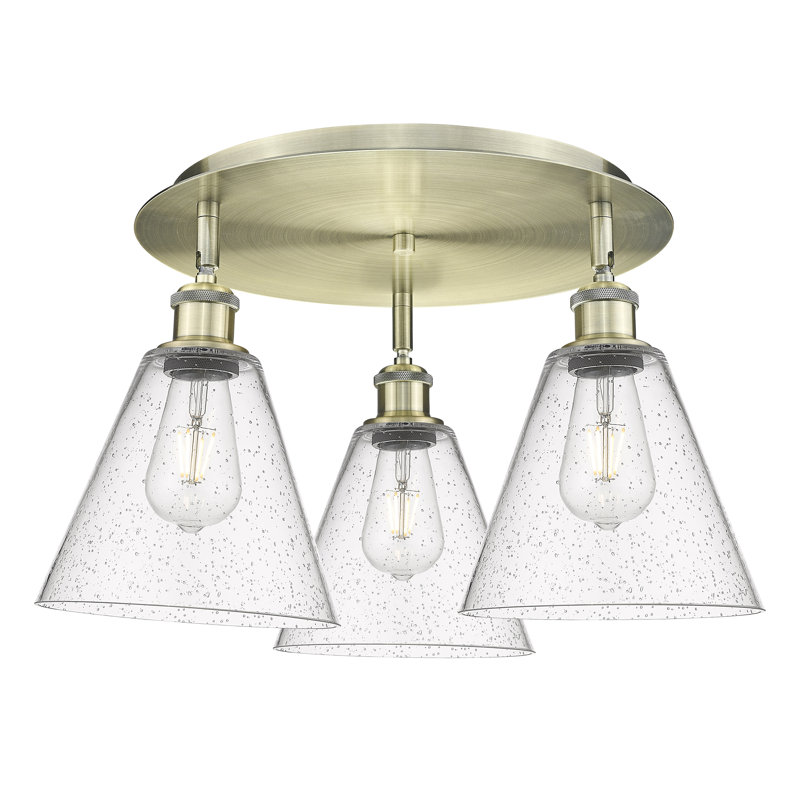 Fontvieille Glass Flush Mount