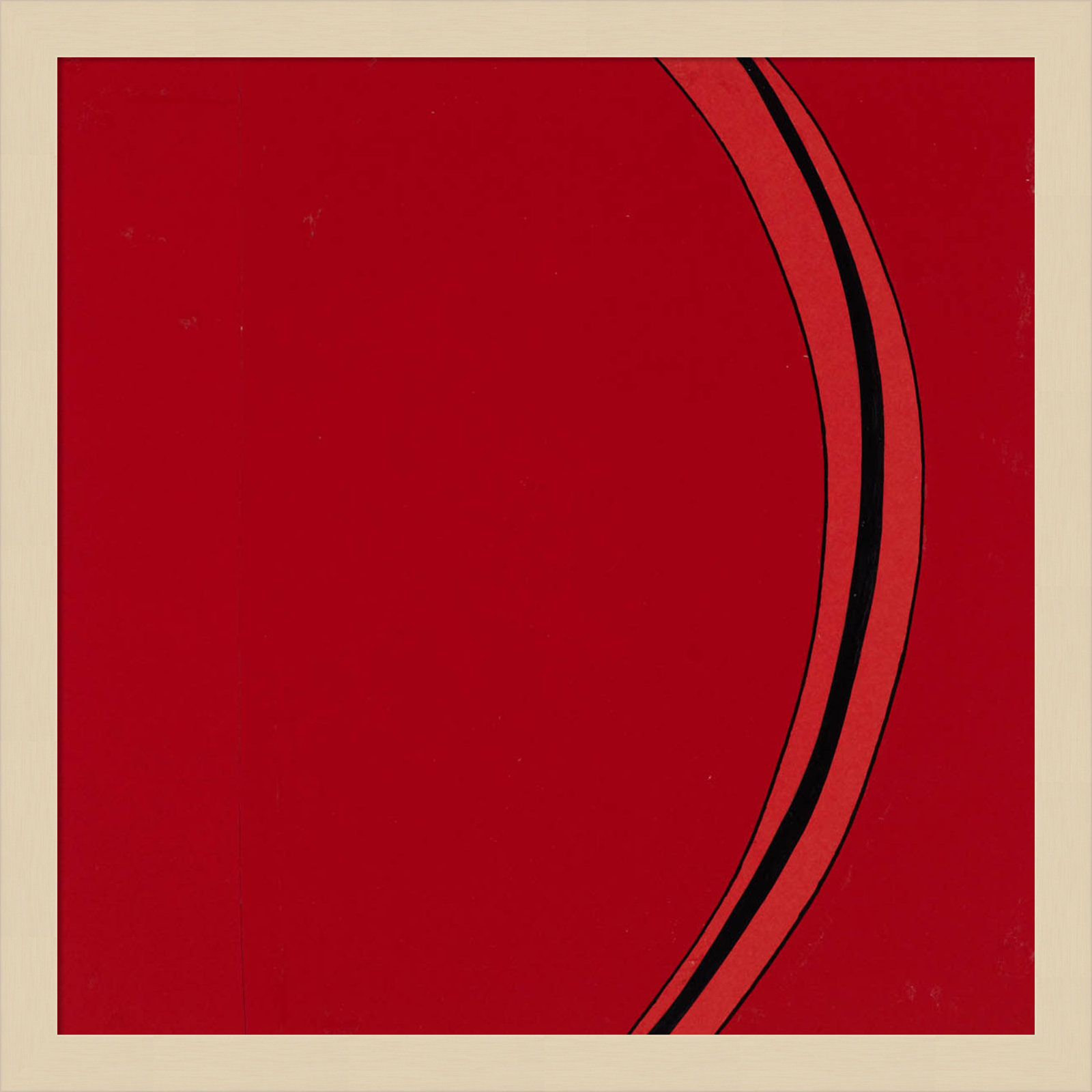 Segment Print by Alex Dunn, Brown, 17" H x 17" W