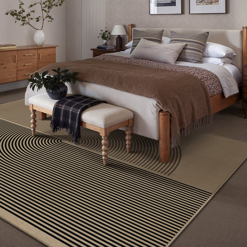 Tapis en lin Linea, Rectangle 6' x 8'