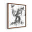 Graphite abstrait I, reproduction encadrée - ensemble de 4-1349871022-1349871009