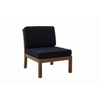 Chaise de patio avec coussin Rossi