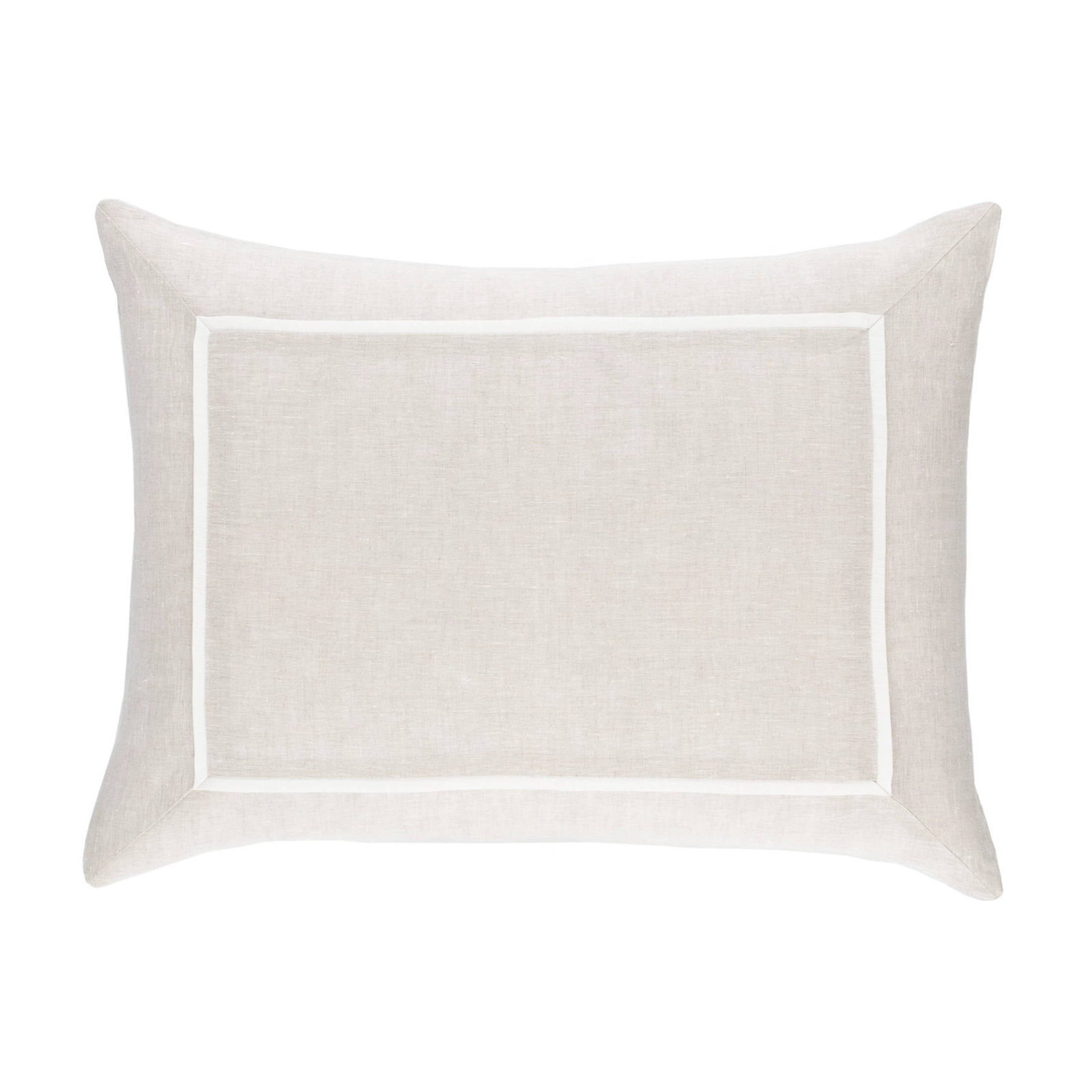 Keaton Linen Shams, Standard, Natural