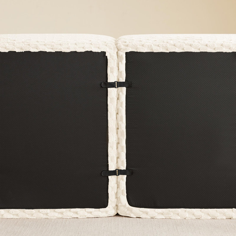 Canapé modulaire modulaire de 146 po pour le salon, Crème, H 33,1 po x l 146,4 po x P 41,3 po, 4