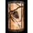 Cleasby Steel Flush Mounted Sconce