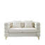 60" Oversized Two-Seater Sectional Sofa Set