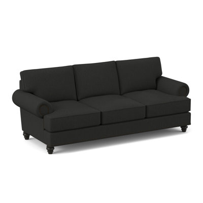 Foxhill 89" Round Arm Sofa with Reversible Cushions