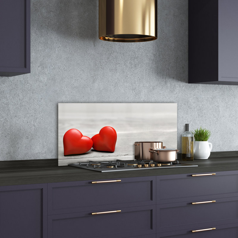 Hadleigh 50cm W x 100cm L Glass Peel and Stick Panel