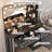 Vanity Desk With Led Mirror, Storage Drawers, And Built-in Power Outlets-263214682