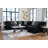 Midnight-Madness Onyx 4-Piece Sectional with Chaise