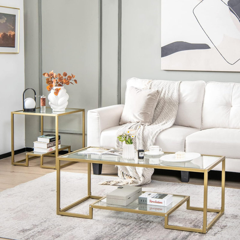 Table basse avec cadre Imela