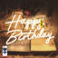 Enseigne néon 8 po Happy Birthday
