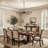 8-Light Dimmable 47" Width Classic/Traditional Chandelier