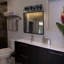 Éclairage pour meuble-lavabo rotatif moderne 3 lumières