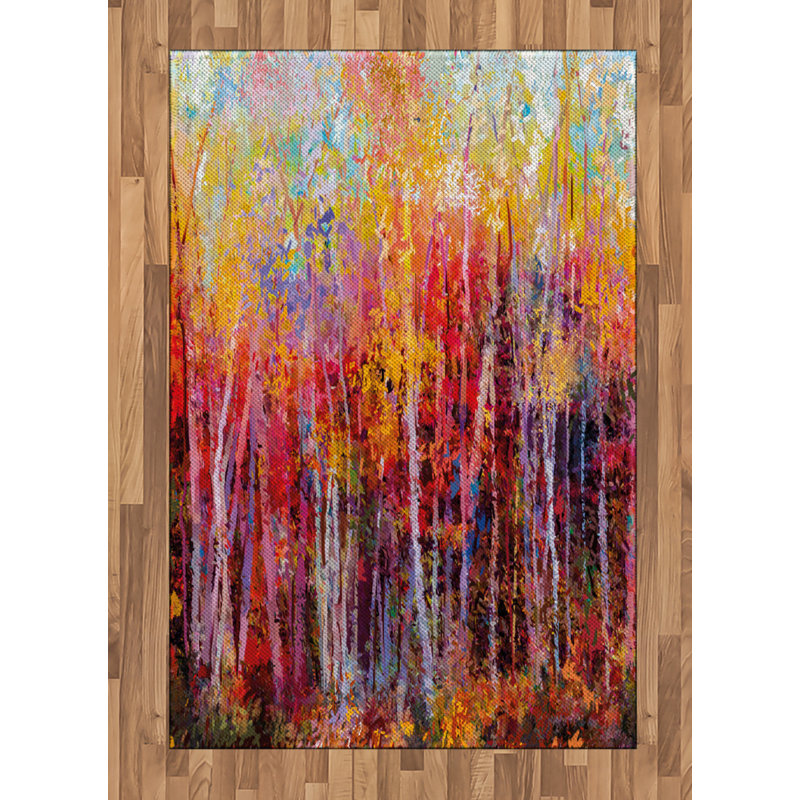 Nature High Density Long Fiber Poly Threads Decorative Area Rug Carpet, Rectangle 4' x 5'8"