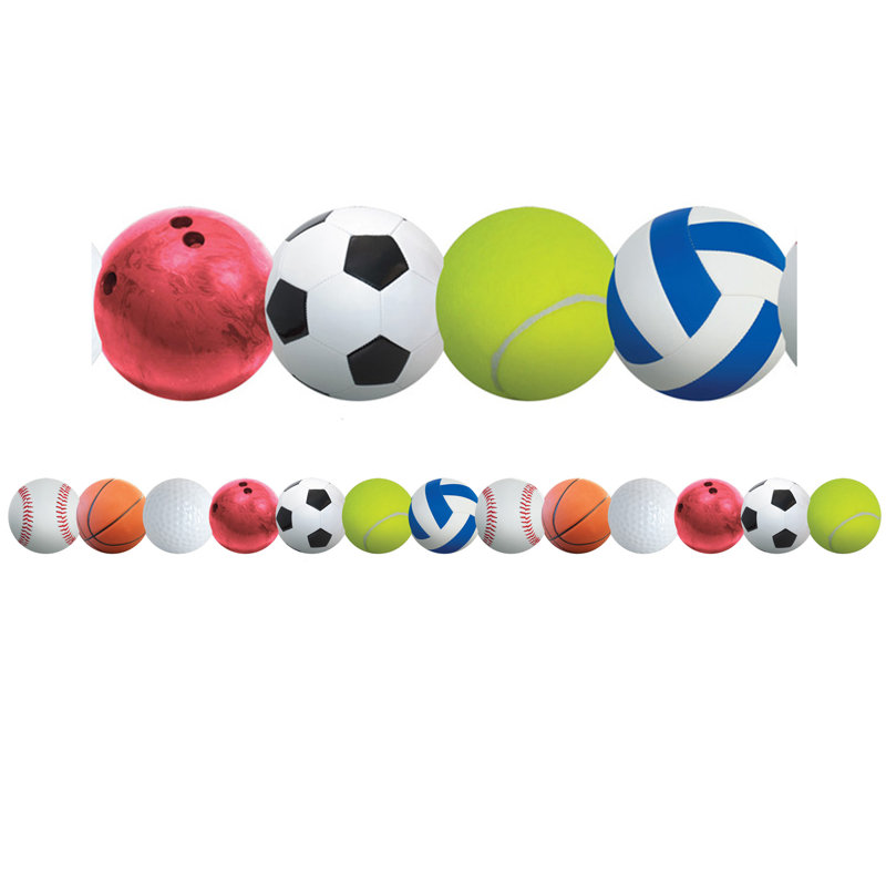 Bordure de ballons de sport