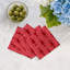 Serviettes de cocktail en satin de coton Gem Rubys-122066591