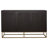 Engelmar 2-door 57-inch Wood Accent Storage Cabinet Black Walnut