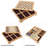 Trademark Games 4 Player Wood Multi-Game
