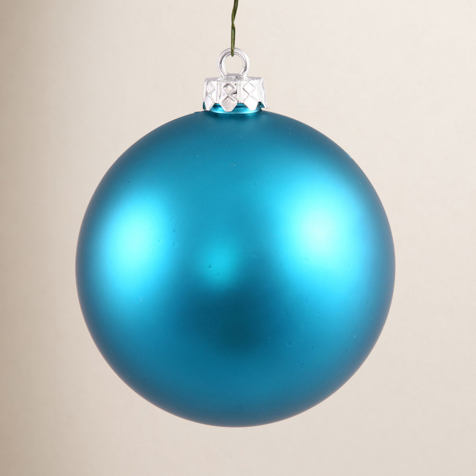 4" Shatterproof Bauble, Turquoise